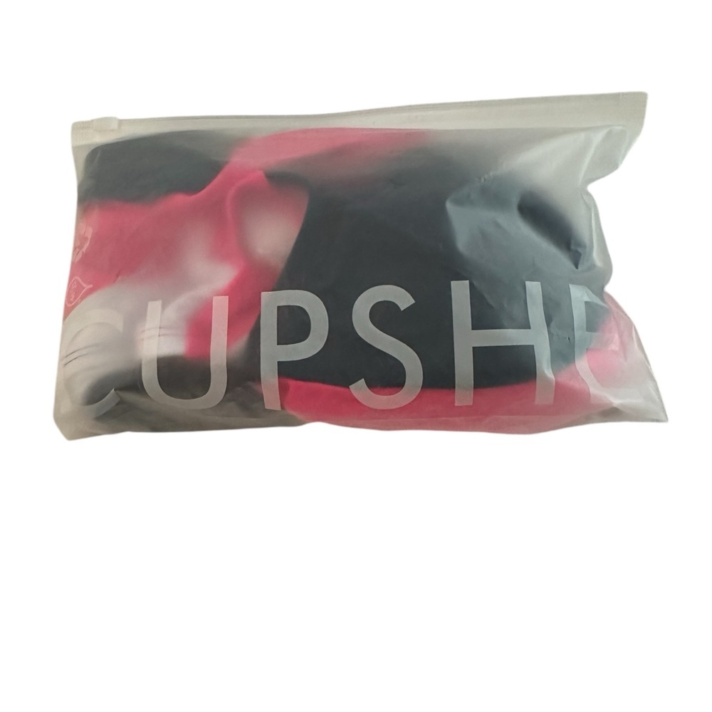 CUPSHE Colorblock One-Shoulder Bikini & High Waist bottoms NWT Medium - Picture 9 of 10